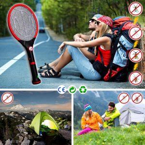 portabilidad de raqueta mata insectos
