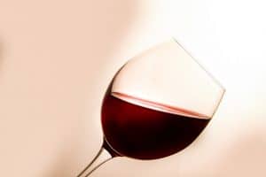 visualizar color de vino copa transparente