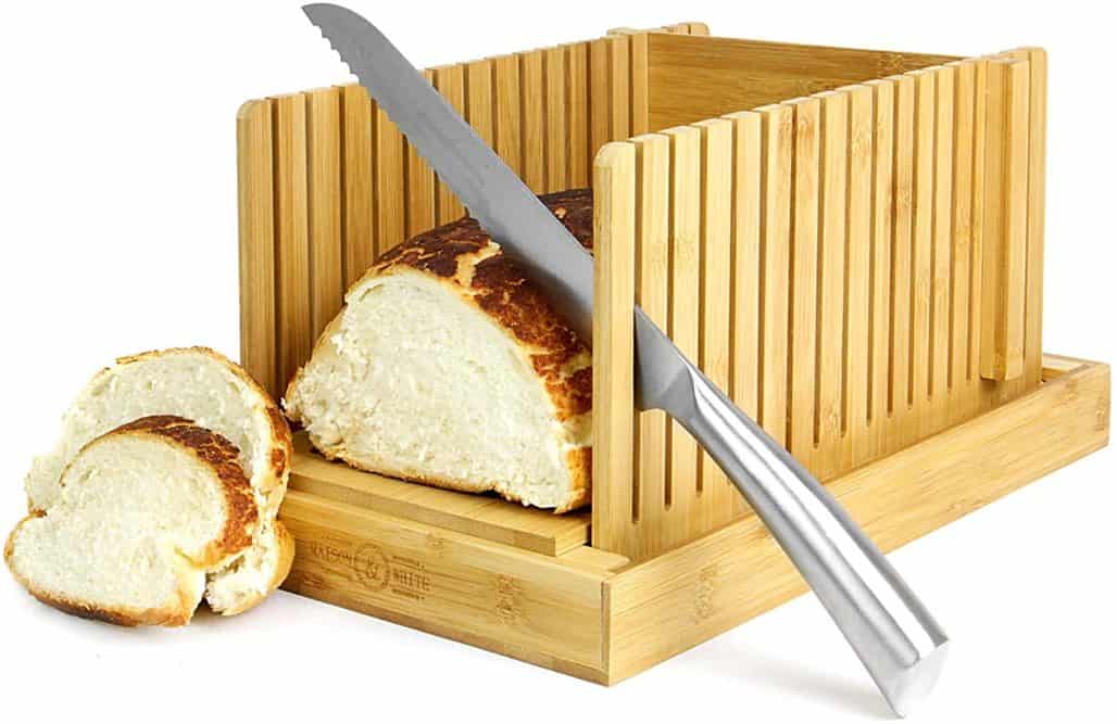 Rebanadora de pan de bambú M&W